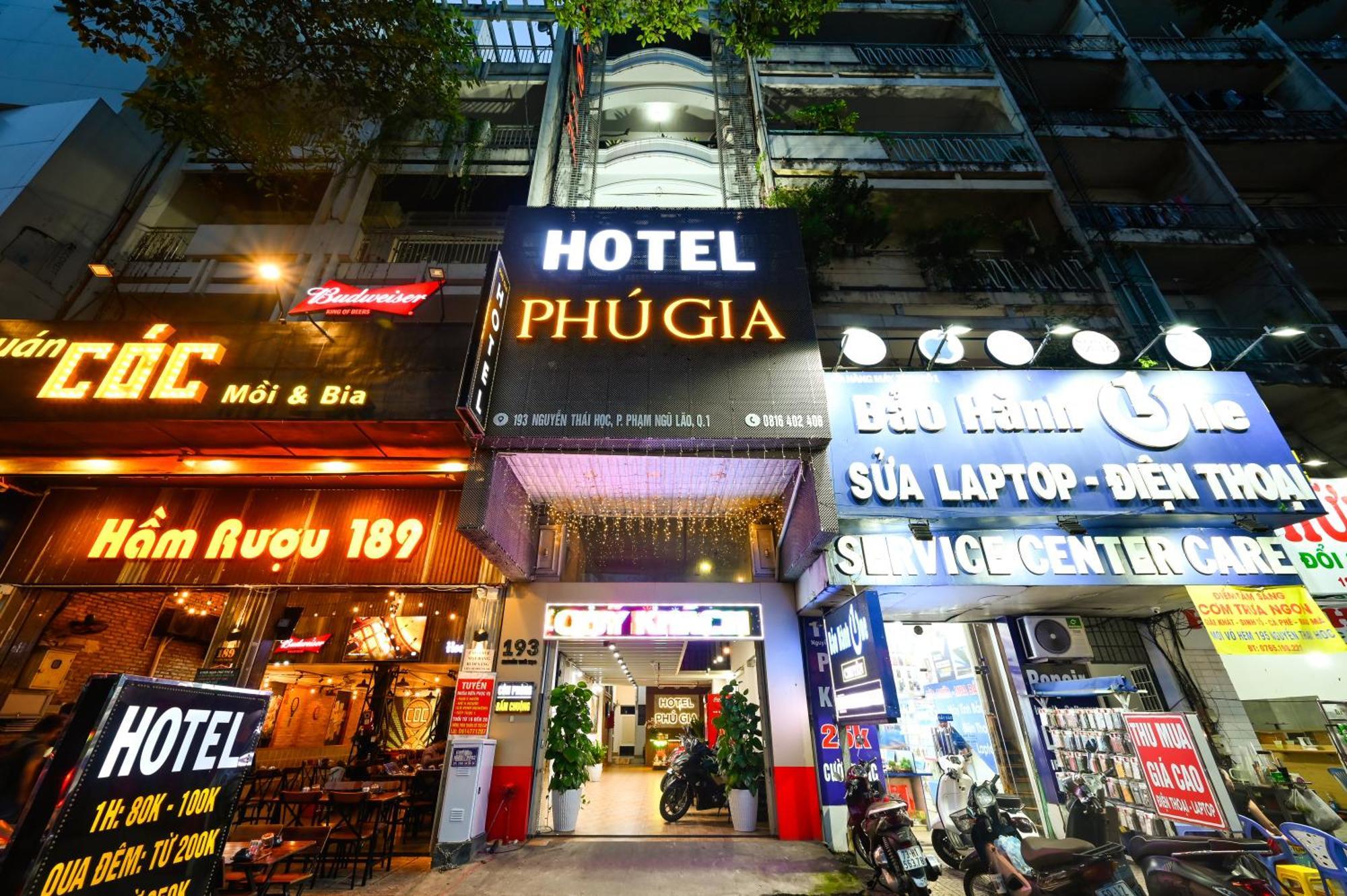 Phu Gia Hotel 193 Nguyen Thai Hoc Ho Si Minh-város Kültér fotó